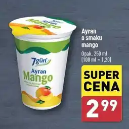 ALDI Ayran mango 7Gun oferta