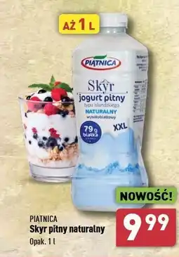 ALDI Jogurt pitny naturalny Piątnica Skyr oferta
