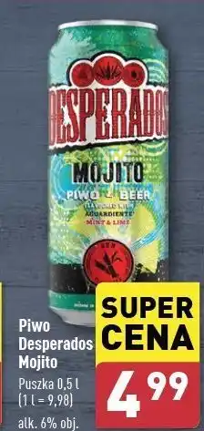 ALDI Piwo Desperados Mojito oferta