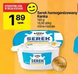 Delikatesy Centrum Serek homogenizowany Kanka oferta