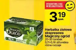 Delikatesy Centrum Herbatka ziołowa ekspresowa Magiczny ogród oferta