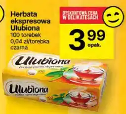 Delikatesy Centrum Herbata ekspresowa Ulubiona oferta