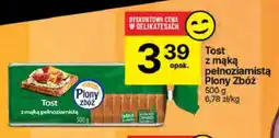 Delikatesy Centrum Tost z mąką pełnoziarnista Plony Zbóż oferta