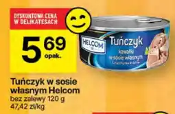 Delikatesy Centrum Tuńczyk w sosie własnym Helcom oferta