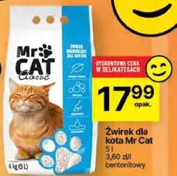 Delikatesy Centrum Żwirek dla kota Mr Cat oferta