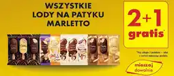 Biedronka Lody na patyku MARLETTO oferta