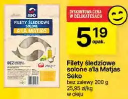 Delikatesy Centrum Filety śledziowe solone a'la Matjas Seko oferta