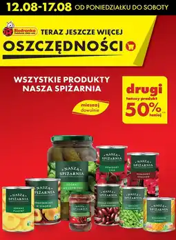 Biedronka Pomidory suszone z ziołami Nasza Spiżarnia oferta
