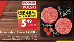 Biedronka Burger wołowy Czas Na Grill oferta