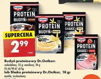 Biedronka Protein shake waniliowy Dr. Oetker oferta