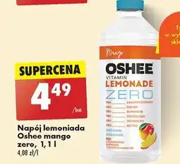 Biedronka Lemoniada mango Oshee Vitamin Lemonade Zero oferta