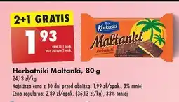 Biedronka Herbatniki Krakuski Maltanki oferta