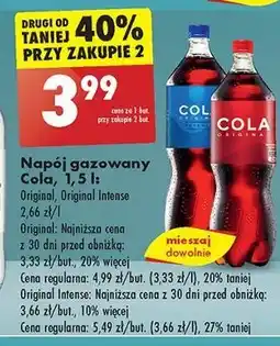 Biedronka Napój Cola Original oferta