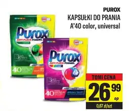 TomiMarkt PUROX KAPSUŁKI DO PRANIA A'40 oferta