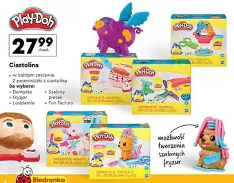 Biedronka Ciastolina mini fryzjer Play-Doh oferta