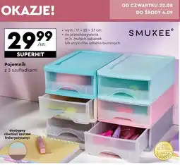 Biedronka Pojemnik z 3 szufladkami Smukee oferta