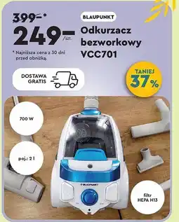 Biedronka Odkurzacz bezworkowy vcc701 Blaupunkt oferta