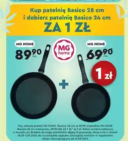 Biedronka Patelnia basico 24 cm Mg Home oferta