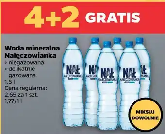 Netto Woda delikatnie gazowana Nałęczowianka oferta