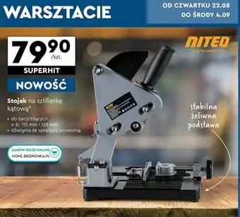 Biedronka Stojak na szlifierkę kątową Niteo Tools oferta