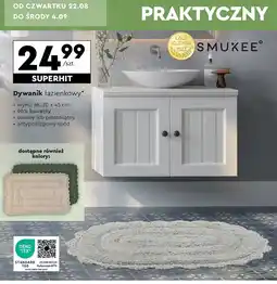 Biedronka Dywanik łazienkowy 70 x 45 cm Smukee oferta