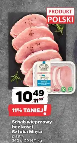Netto Schab wiieprzowy plastry Sztuka Mięsa Netto oferta