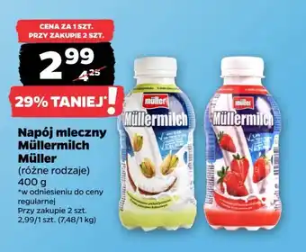 Netto Napój mleczny kokosowo-pistacjowy Mullermilch oferta