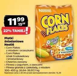Netto Płatki śniadaniowe smak truskawkowy & śmietankowy Corn Flakes (Nestle) oferta