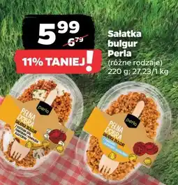Netto Sałatka z kaszą bulgur pomidorami i hummusem klasycznym Perla oferta