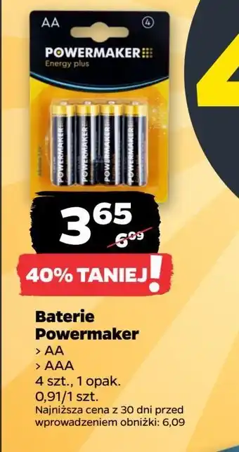 Netto Baterie aaa Powermaker Energy Plus oferta