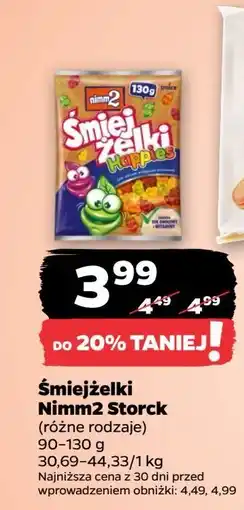 Netto Żelki Nimm2 Śmiejżelki Happies oferta