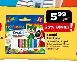 Netto Kredki 12 kolorów Moje Bambino oferta