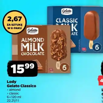 Netto Lody almond milk chocolate Gelato Classico oferta