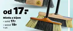 Netto Miotła z kijem wood oferta