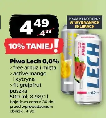 Netto Piwo Lech Free Arbuz Z Miętą oferta