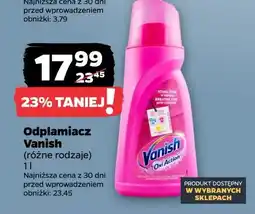 Netto Odplamiacz w płynie Vanish Oxi Action oferta