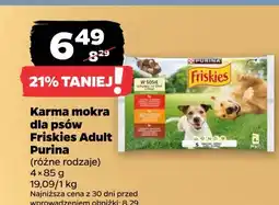 Netto Karma dla psa wołowina kurczak i jagnięcina w galaretce Purina Friskies oferta