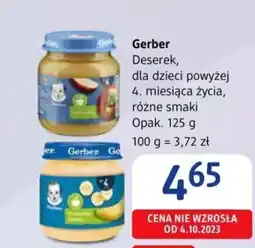 dm drogerie markt Gerber Deserek, dla dzieci powyżej 4. miesiąca życia, 125 g oferta