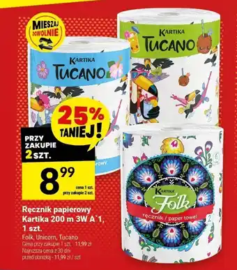 Twój Market Ręcznik papierowy Kartika 200 m 3W A'1 oferta