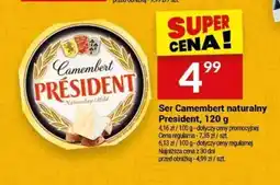 Twój Market Ser Camembert naturalny President, 120 g oferta