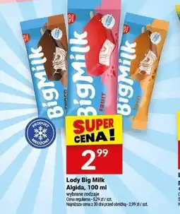 Twój Market Lody Big Milk Algida, 100 ml oferta