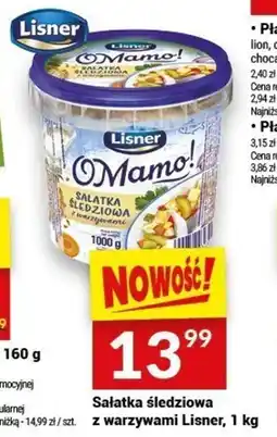 Twój Market Sałatka śledziowa z warzywami Lisner 1 kg oferta
