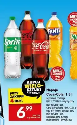 Twój Market Napoje Coca-Cola, 1,5 l oferta