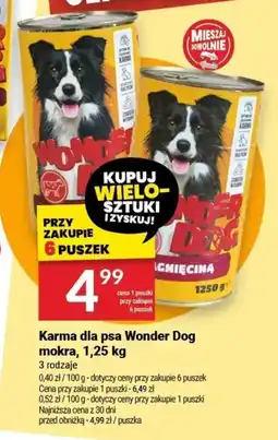 Twój Market Karma dla psa Wonder Dog mokra 1,25 kg oferta