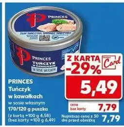 Tuńczyk w kawałkach w sosie własnym Princes