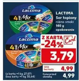 Kaufland Ser topiony mix 4 smaki Lactima oferta