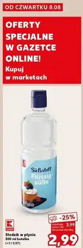 Kaufland Słodzik w płynie K-classic oferta