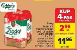Carrefour Piwo Zatecky oferta