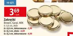 E.Leclerc Zakrętki dekorowane 8.2 cm Browin oferta
