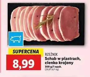 Lidl Schab w plastrach Rzeźnik oferta